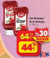 TAT KETÇAP 390 G fiyat ve kampanya bilgisi